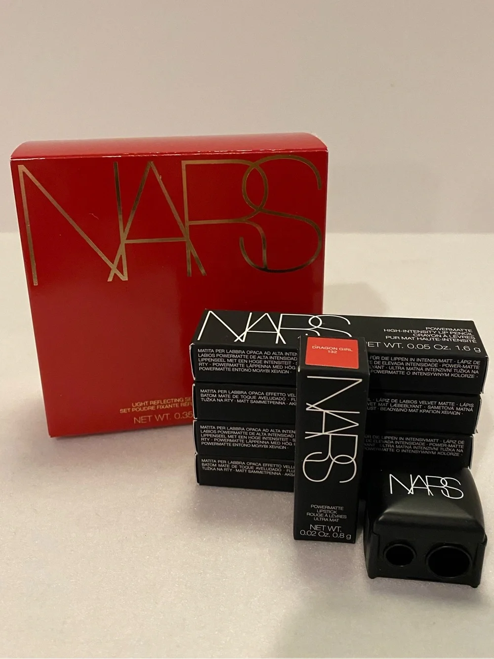 NARS Lipsticks in Reds/Special Edition Compact in Red